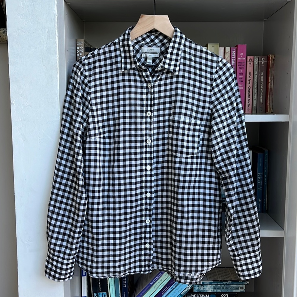 J. Crew Gingham Boy Shirt 4